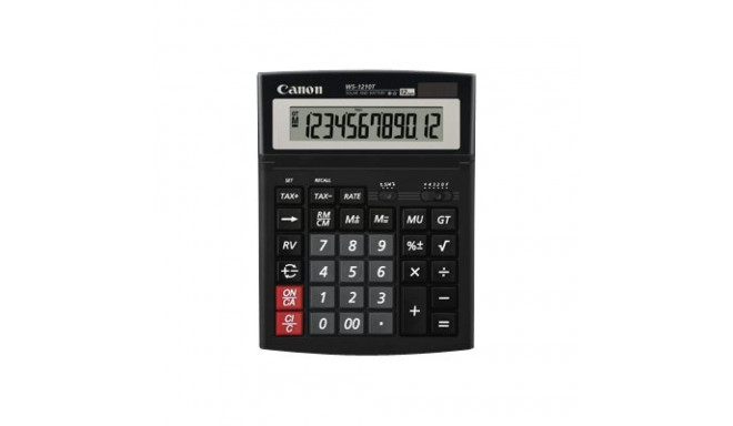 CANON WS-1210T calculator several functions bendable LCD IT-Touch-keyboard solar- and battery-operat