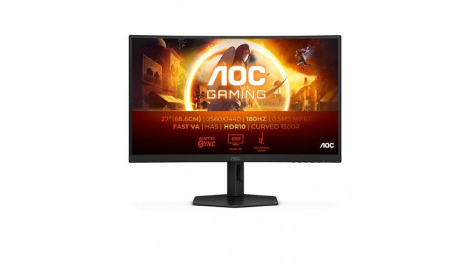 AOC G4 CQ27G4X computer monitor 68.6 cm (27&quot;) 2560 x 1440 pixels Quad HD LCD Black