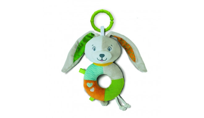 TOY RATTLE LOVELY SOFT BUNNY 0 MON 17787