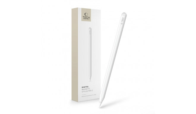 TECH-PROTECT DIGITAL MAGNETIC STYLUS PEN ”2” IPAD WHITE