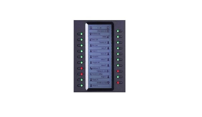 Grandstream Networks GXP2200EXT IP lisamoodul must 20 nuppu