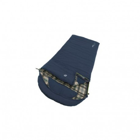 Outdoor sleeping bag 235x90 cm -23/0 °C with right-side zipper