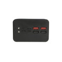 Extralink Powerbank EPB-114 50000 mAh Black Power bank, USB-C