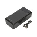 Extralink Powerbank EPB-114 50000 mAh Black Power bank, USB-C
