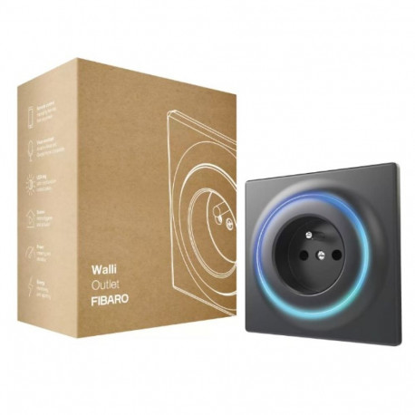 Fibaro Walli nutikas elektripistik FGWOE-011-8 Wallli pistik antratsiit