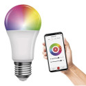 LED bulb E27, 230V, 9W, 806lm, 2700K - 6500K, CCT, RGB, smart Wi-Fi, TUYA / Smart Life, EMOS