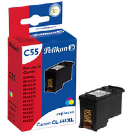 Pelikan tindikassett C55 CL-541XL kiibiga, kolmevärviline