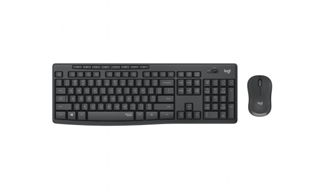 "Logitech MK295 Silent wireless Combo black QWERTZ DE"