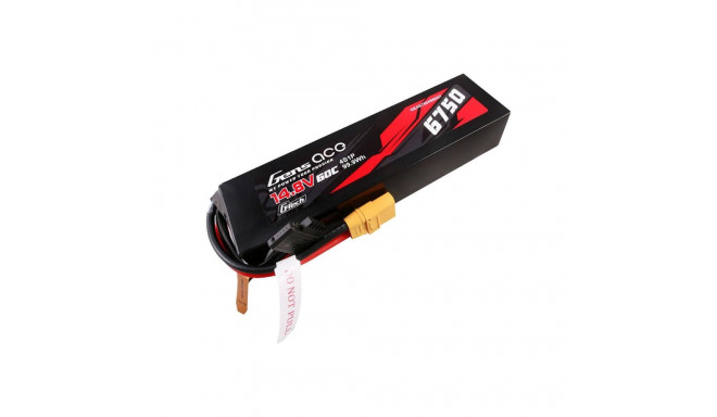 Gens ace G-Tech 6750mAh 14.8V 60C 4S1P Lipo Battery Pack PC material case with XT90 plug