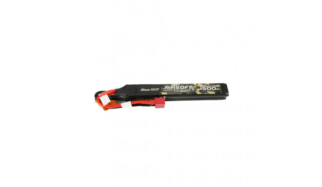 Gens ace 25C 1500mAh 2S1P 7.4V Nunchuck 2X Airsoft Gun Lipo Battery with T Plug