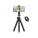 Octopus flexible tripod APEXEL APL-JJ025 with GoPro adapter (black)