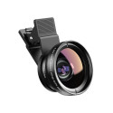 Mobile lens APEXEL APL-0.45XWM 0.45x wide angle+12.5x macro lens (black)