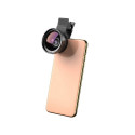 Mobile lens APEXEL APL-0.45XWM 0.45x wide angle+12.5x macro lens (black)