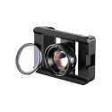 Mobile lens APEXEL APL-HB100CPL100mm macro with CPL (black)