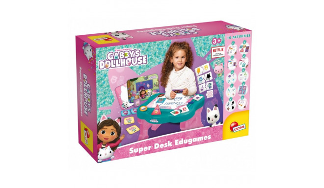 Desk with educational games - Gabbys Dollhouse