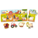 Carotina Baby Panorama puzzle - Farm