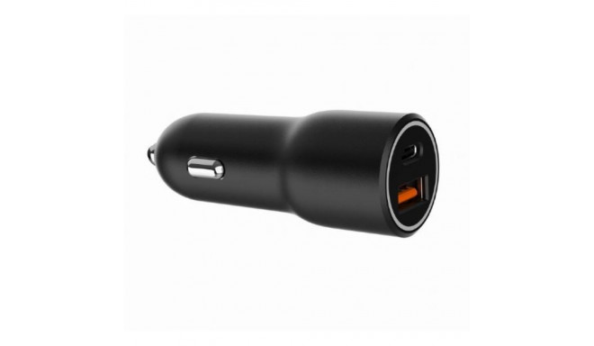 Car Charger USB-A/USB/C 38W PD black