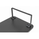 Monitor stand for 2 screens rectangle black
