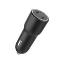 Car Charger 2xUSB-C PD 40W black