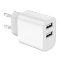 Ładowarka USB-Ax2 2.4A biała Ładowarka USB-Ax2 2.4A biała