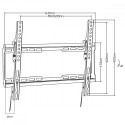 TV Wall Mount 32-80&#39;&#39; 45kg MC-413 VESA 600x40