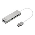 Digitus USB HUB 1x RJ-45 + 3x USB-A 3.0 (DA-70250-1)