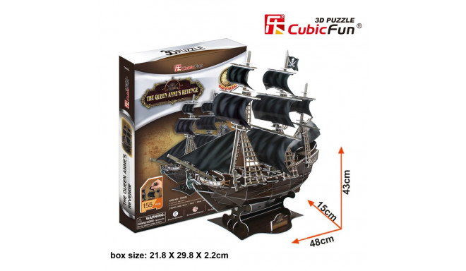 CUBICFUN 3D pusle The Queen Anne´s Revenge