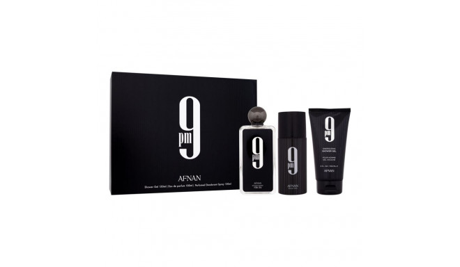 Afnan 9pm Eau de Parfum (100ml) (Edp 100 ml + Shower Gel 150 ml + Deodorant 150 ml)