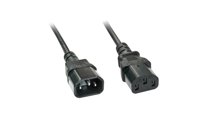 Lindy 2m C14 to C13 Extension Cable