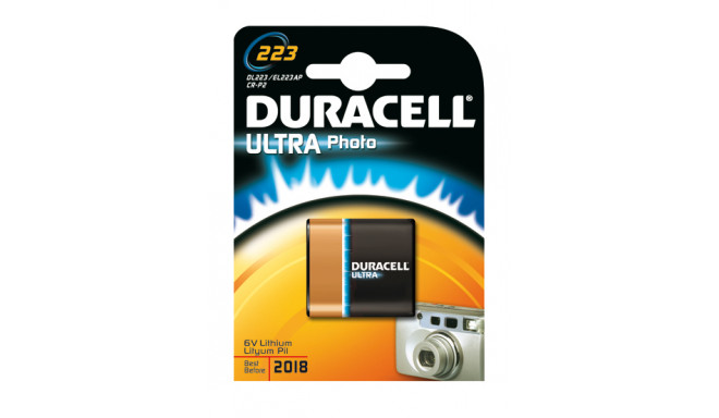 Duracell Ultra Photo 223 Single-use battery 6V Nickel-Oxyhydroxide (NiOx)