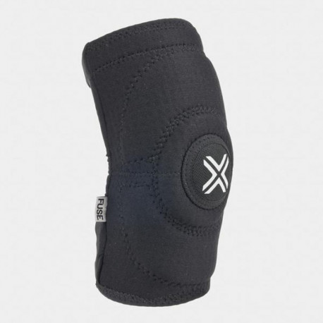 FUSE ALPHA LITE ceļa aizsargs, melns/pelēks, XL