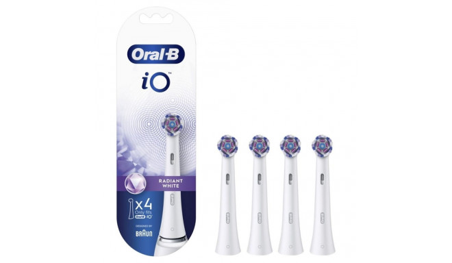 BRUSH HEAD IO RADIANT WHITE ORAL-B 4PCS