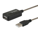 Savio kaabel USB 2.0 pikendus CL-130 10m, must