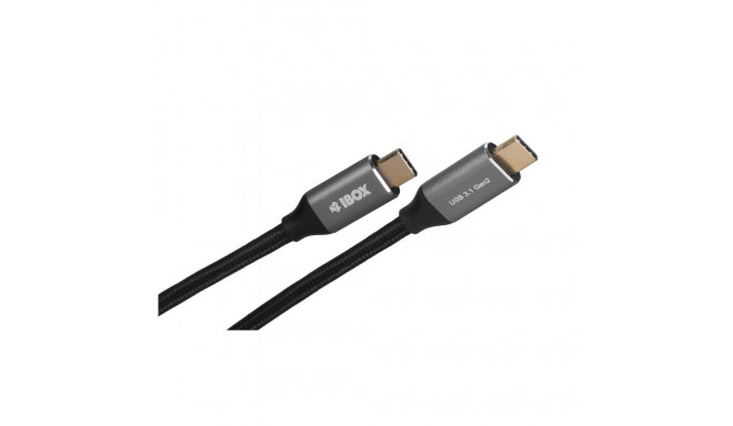 I-BOX USB C/USB C, 1 m USB kaabel 3.2 Gen 2 (3.1 Gen 2) must