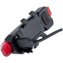 Set of Dunlop Led bicycle lights, USB charging, rear + front 473758
