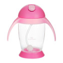 Bocioland sippy cup with weighted straw pink BOC0544