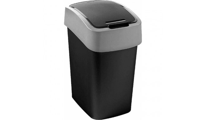 Curver tilting waste bin black (229411)