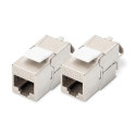 Digitus CAT 6A Keystone Module, shielded, toolfree - 2 pcs.
