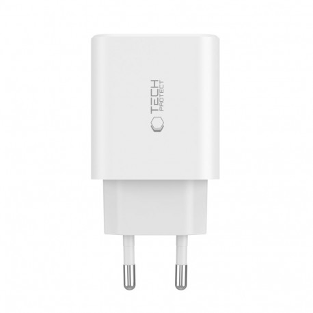 TECH-PROTECT NC30W 3-PORT NETWORK CHARGER PD 30W / QC3.0 WHITE