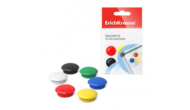 Tahvlimagnetite komplekt 20mm 12tk pakis assortii ERICH KRAUSE