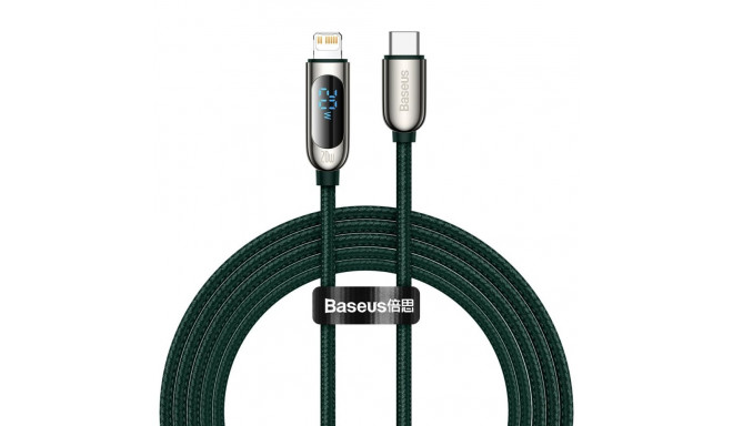 USB-C cable for Lightning Baseus Display, PD, 20W, 2m (green)