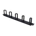 Extralink Cable organizer 1U, black