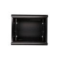 Extralink Rackmount cabinet 9U 600x450 Black wall mounted