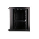 Extralink Rackmount cabinet 9U 600x450 Black wall mounted