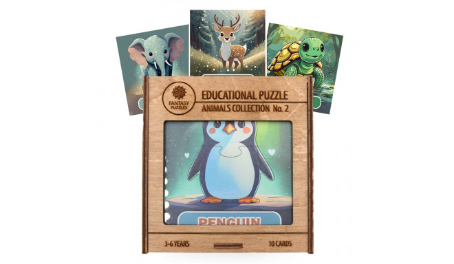 Fantasy Puzzles Educational Wooden Puzzle (Animal Collection No. 2) (EN)