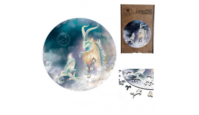 Fantasy Puzzles Capricorn Wooden Puzzle (Zodiacs, 200 Pieces)