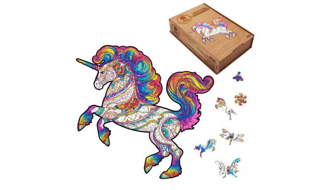 Fantasy Puzzles Unicorn Wooden Puzzle XL Size (600 pieces)