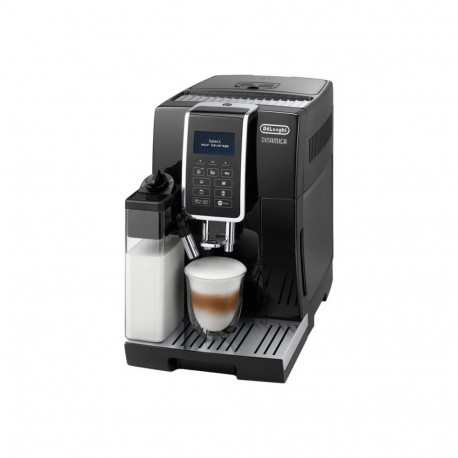 Delonghi Dinamica ECAM 350.55 B automaatne must kohvimasin integreeritud piimavahustajaga