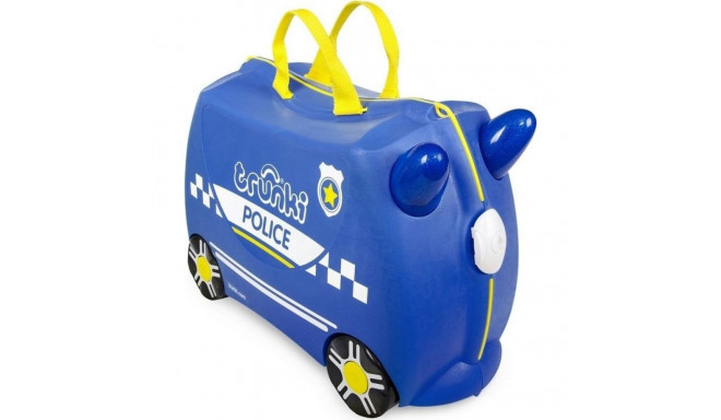 Trunki sõidu kohver politsei auto Percy
