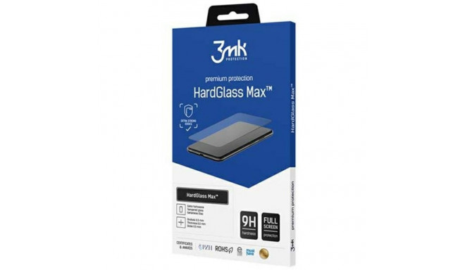 3MK HardGlass Max Xiaomi Redmi Note 12Pro+ must täisekraani klaas